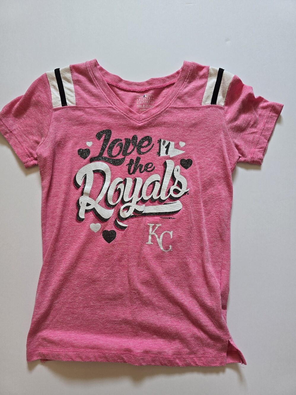 EUC Girls 10/12 KC Royals T-Shirt